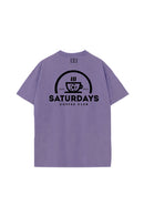 Unisex Graphic Tee - Saturdays on Purple