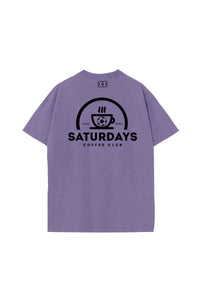 Unisex Graphic Tee - Saturdays on Purple