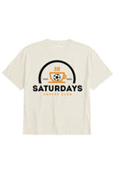 Women's Graphic Soft Tee - Saturdays on Cream
