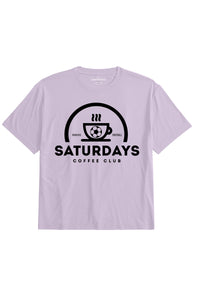 Women's Graphic Soft Tee - Saturdays on Purple