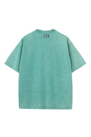 Unisex Distressed Graphic Tee - Tour - Teal